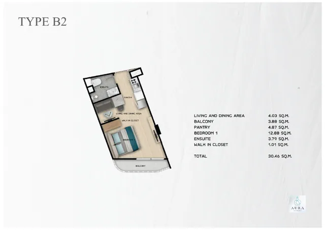 Aura Condominium (The One Nai Harn), plan 9
