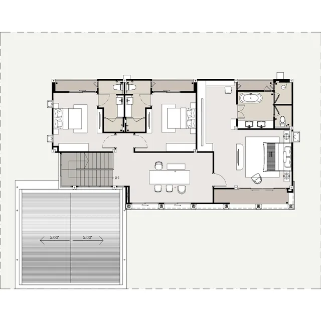 Cascade, plan 5