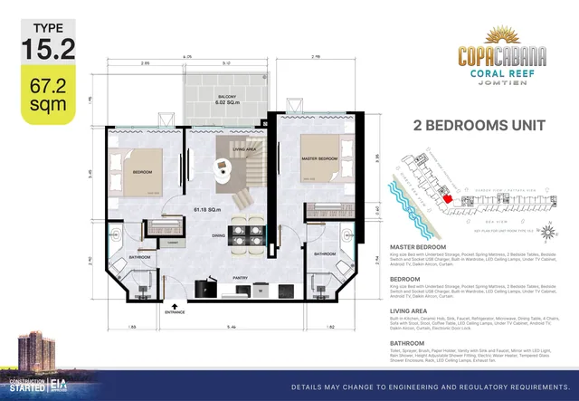 Copacabana Coral Reef, plan 15