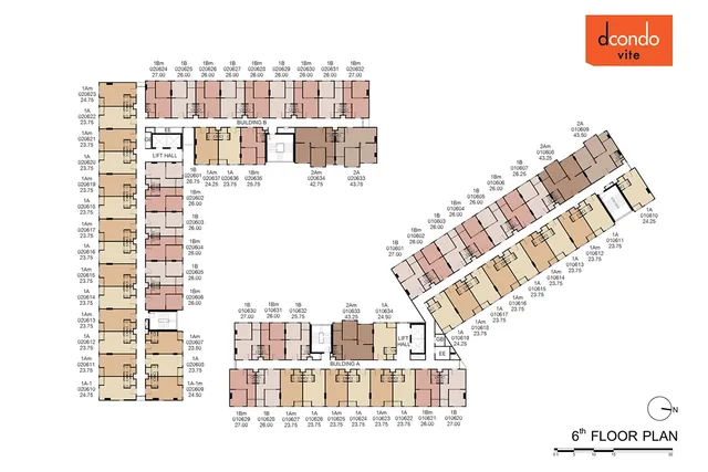 dcondo Vite Pattaya, plan 6