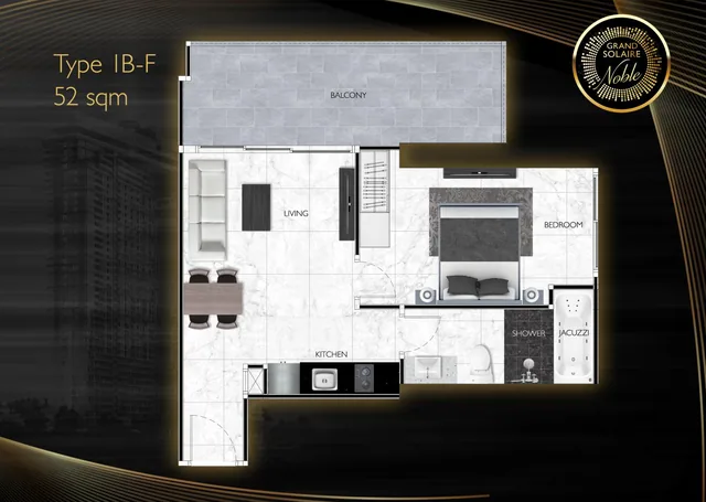 Grand Solaire Noble, plan 1