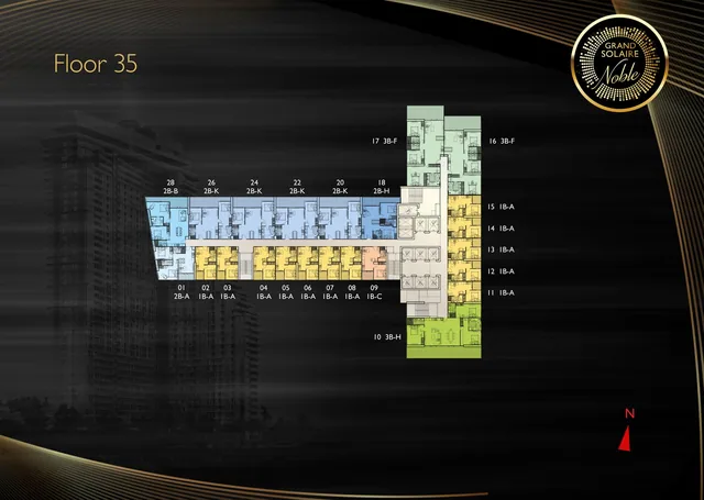 Grand Solaire Noble, plan 17