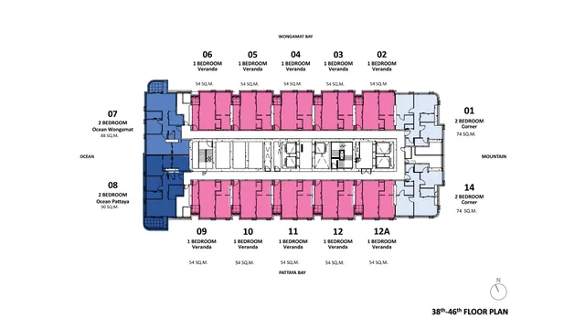 ONCE Wongamat, plan 3