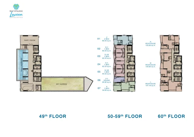 Skypark Lucean Jomtien Pattaya (phase 1), plan 11