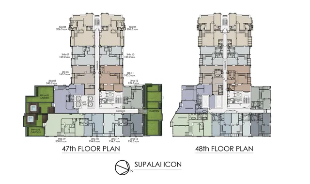 Supalai Icon Sathon, plan 9