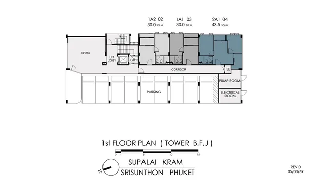 Supalai Kram Srisoonthorn Phuket, plan 5