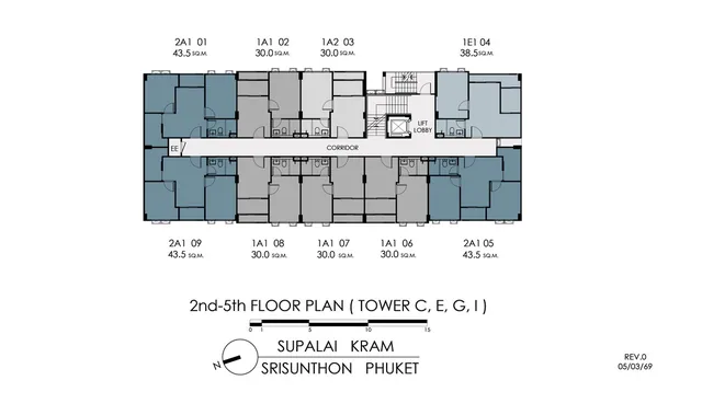 Supalai Kram Srisoonthorn Phuket, plan 8