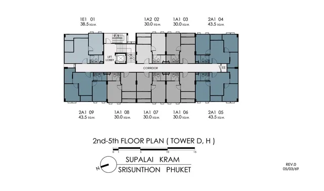 Supalai Kram Srisoonthorn Phuket, plan 9
