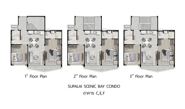 Supalai Scenic Bay Condo Phuket, plan 3