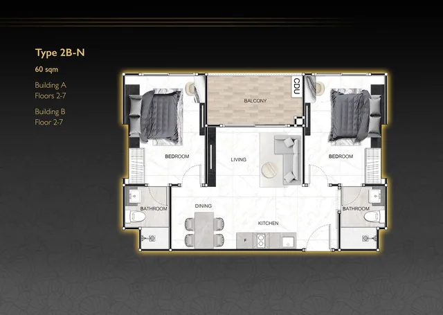 Zenith Pattaya, plan 1