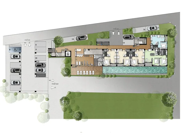 Zensiri Condominium Koh Chang, site plan