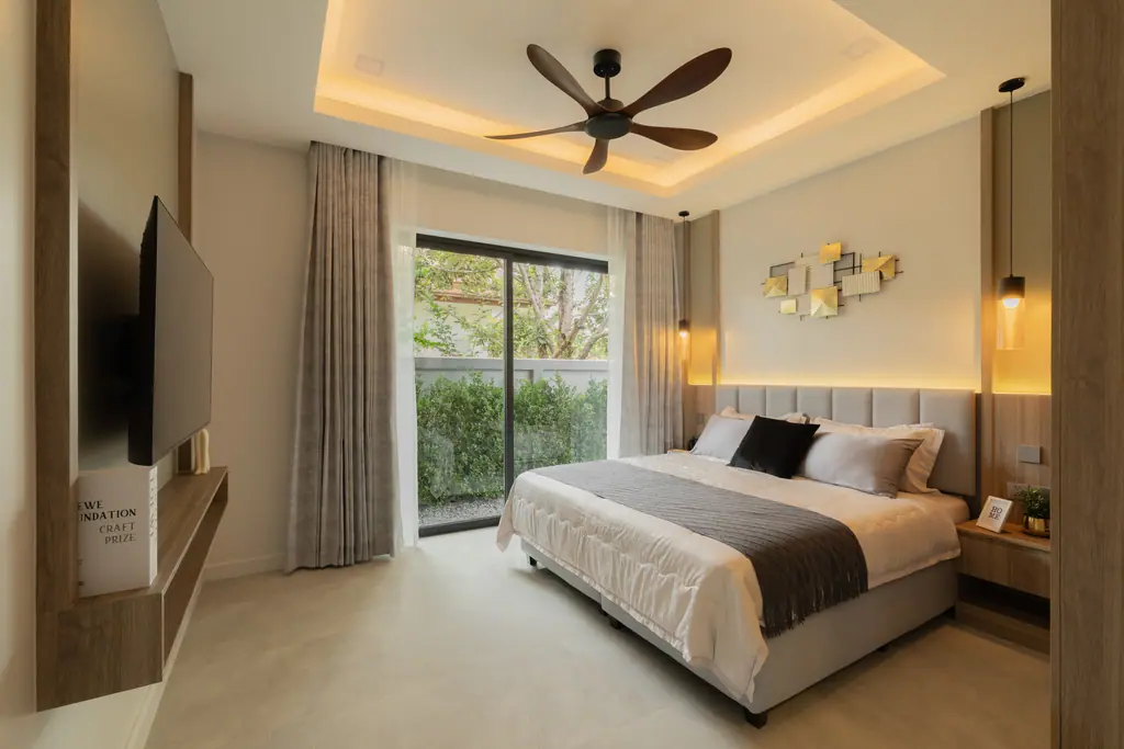 Bedroom at the show villa